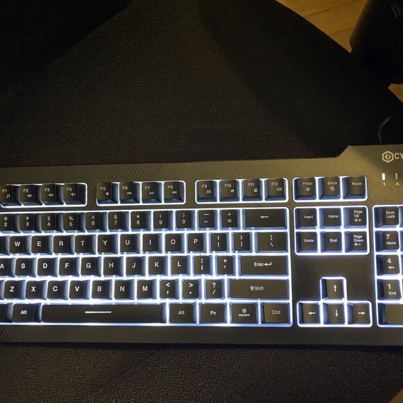 CyberpowerPC Play Ready Wired Gaming Keyboard 01 NOHI and M1 131 Gaming Mouse - Picture 1 of 9